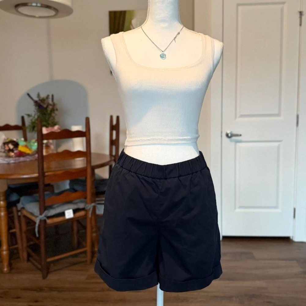 COS Navy Utility Shorts